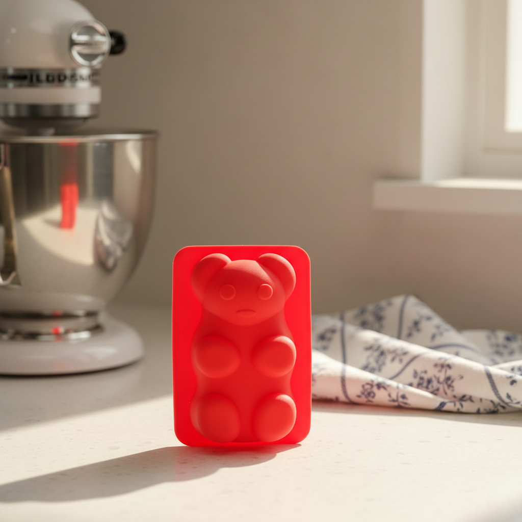 Bear Shaped Silicone Baking Mold 21×15cm – Non-Stick Food Grade Silicone Cake Pan