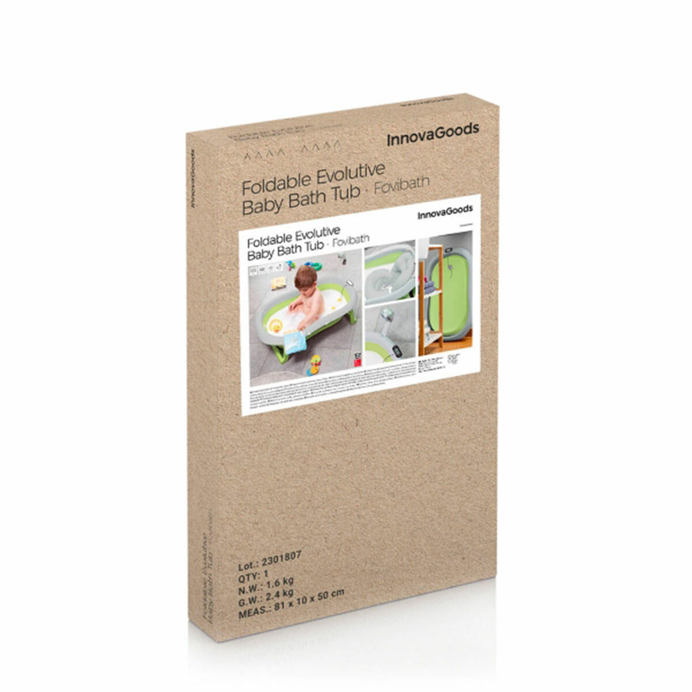 Foldable Baby Bath Tub With Digital Thermometer