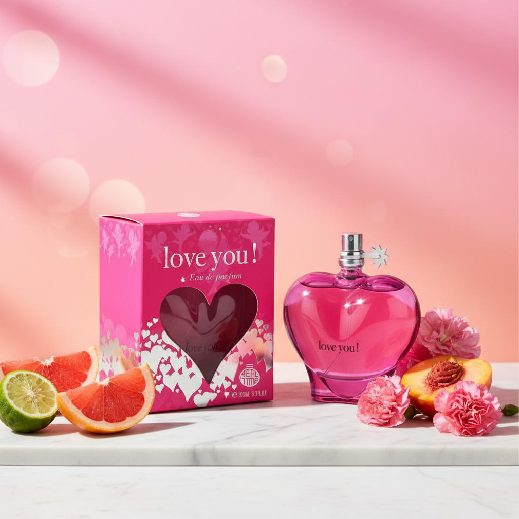 Real Time Love You Pink EDP 100ml – Fruity Floral Woody Women's Perfume