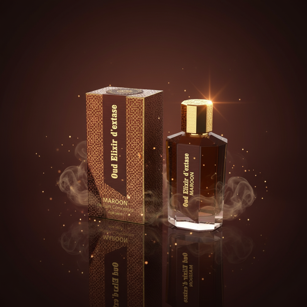 Linn Young Oud Elixir D'Extase Maroon EDP 100ml – Oriental Woody Men's Perfume
