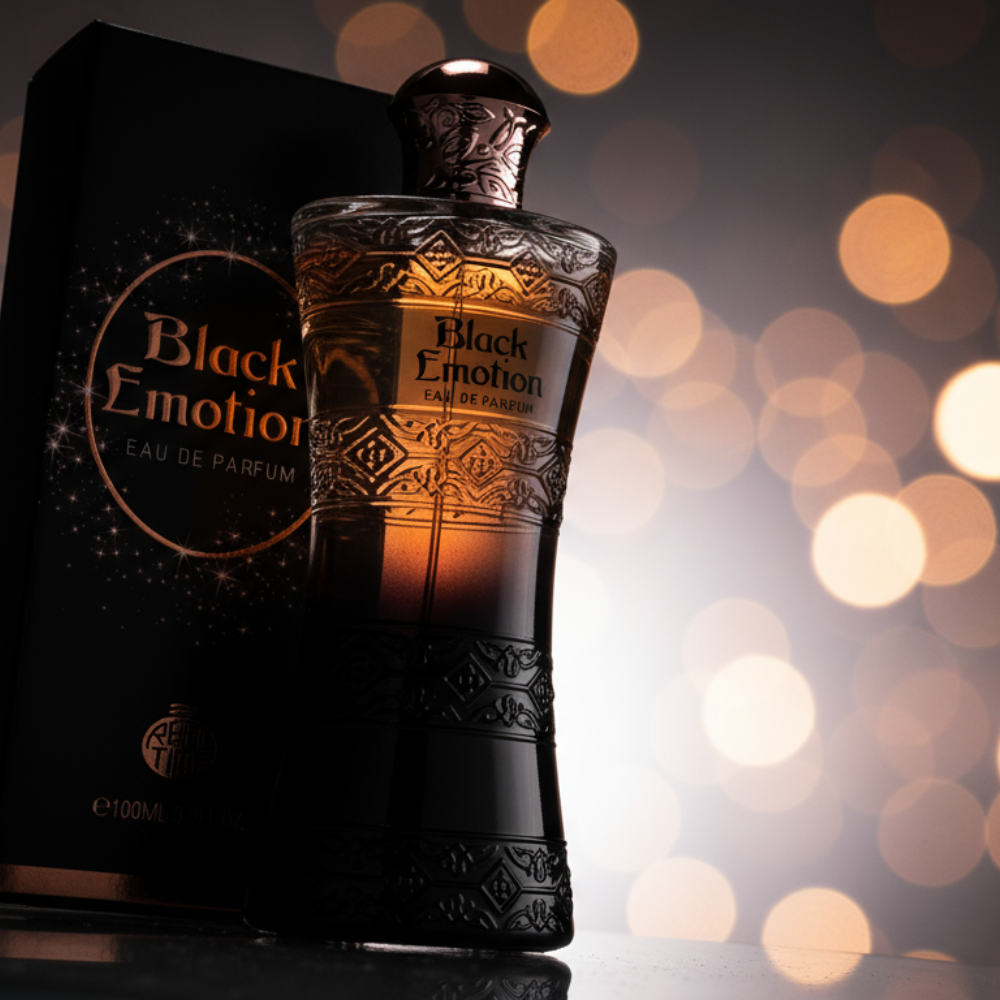 Real Time Black Emotion EDP 100ml – Floral Gourmand Women's Perfume