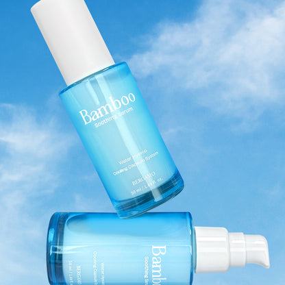 BERGAMO BAMBOO Penta-Hyal Soothing Serum 50ml – Deep Hydration with 5 Hyaluronic Acids & Bamboo, Lightweight Daily Face Serum, Sensitive Skin Friendly