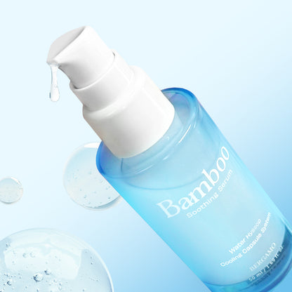 BERGAMO BAMBOO Penta-Hyal Soothing Serum 50ml – Deep Hydration with 5 Hyaluronic Acids & Bamboo, Lightweight Daily Face Serum, Sensitive Skin Friendly