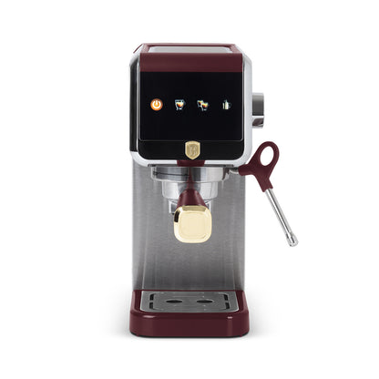 Berlinger Haus Leonardo Digital Espresso Machine – 20 Bar Coffee Maker with Milk Frother
