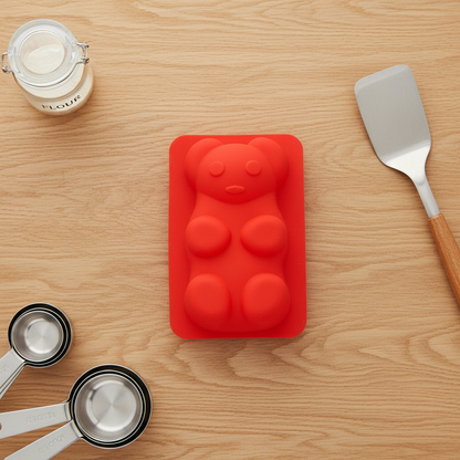 Bear Shaped Silicone Baking Mold 21×15cm – Non-Stick Food Grade Silicone Cake Pan