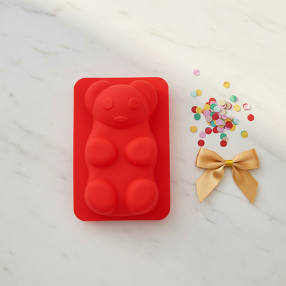 Bear Shaped Silicone Baking Mold 21×15cm – Non-Stick Food Grade Silicone Cake Pan