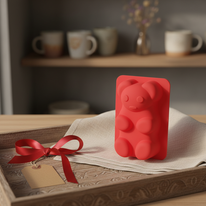 Bear Shaped Silicone Baking Mold 21×15cm – Non-Stick Food Grade Silicone Cake Pan