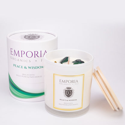 Emporia Organics Fiji Peace & Wisdom Scented Soy Candle 230g