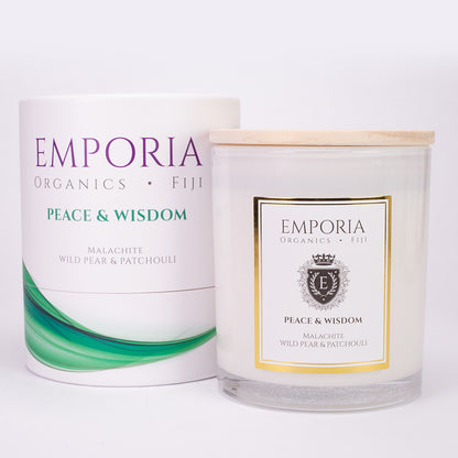 Emporia Organics Fiji Peace & Wisdom Scented Soy Candle 230g