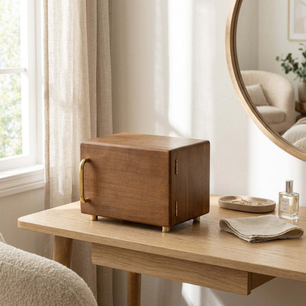 Emporia Wooden Jewelry Box – Multi-Layer Jewelry Organizer with Drawers, Necklace Hooks & Velvet Lining