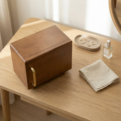 Emporia Wooden Jewelry Box – Multi-Layer Jewelry Organizer with Drawers, Necklace Hooks & Velvet Lining