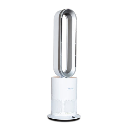 TurboAirStar Bladeless Air Purifier Fan Heater – 3-in-1 HEPA H13 Climate Control