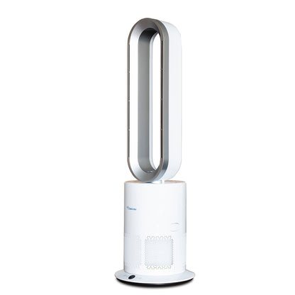 TurboAirStar Bladeless Air Purifier Fan Heater – 3-in-1 HEPA H13 Climate Control