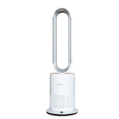 TurboAirStar Bladeless Air Purifier Fan Heater – 3-in-1 HEPA H13 Climate Control