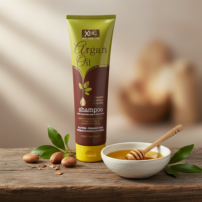Argan Oil Nourishing Hair Repair Shampoo 300ml – Shine & Smooth, Premium Daily Hair Care