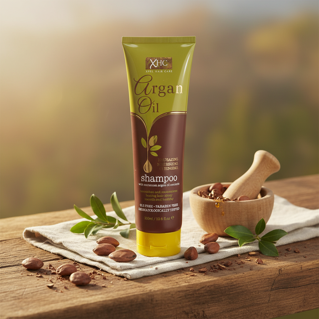 Argan Oil Nourishing Hair Repair Shampoo 300ml – Shine & Smooth, Premium Daily Hair Care