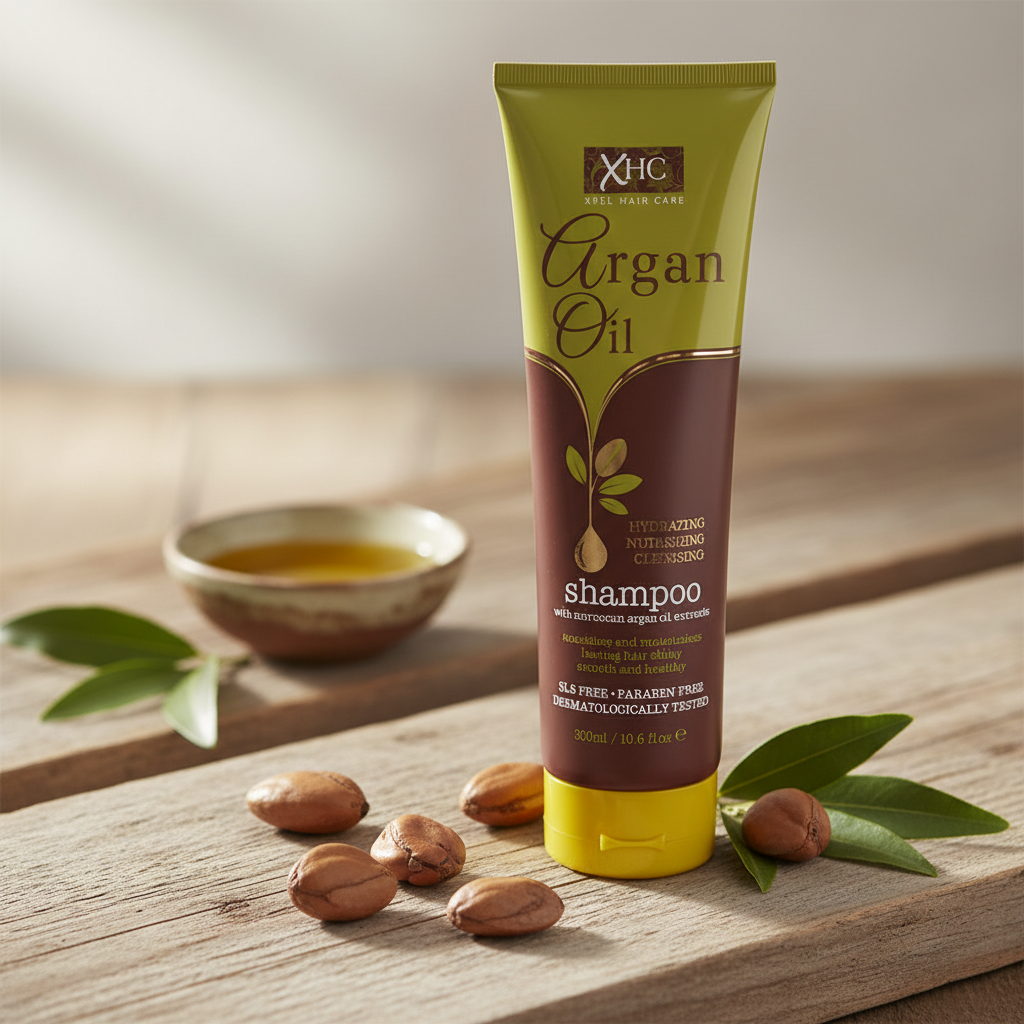 Argan Oil Nourishing Hair Repair Shampoo 300ml – Shine & Smooth, Premium Daily Hair Care