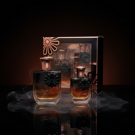 Danger Zone Noir Eau de Parfum 100ml + 30ml – Oriental Vanilla Women Perfume, Long Lasting Sensual Fragrance with Coffee, Pear, Red Berries, Jasmine, Orange Blossom, Vanilla, Cedarwood, Patchouli, Luxury Gift Set for Women