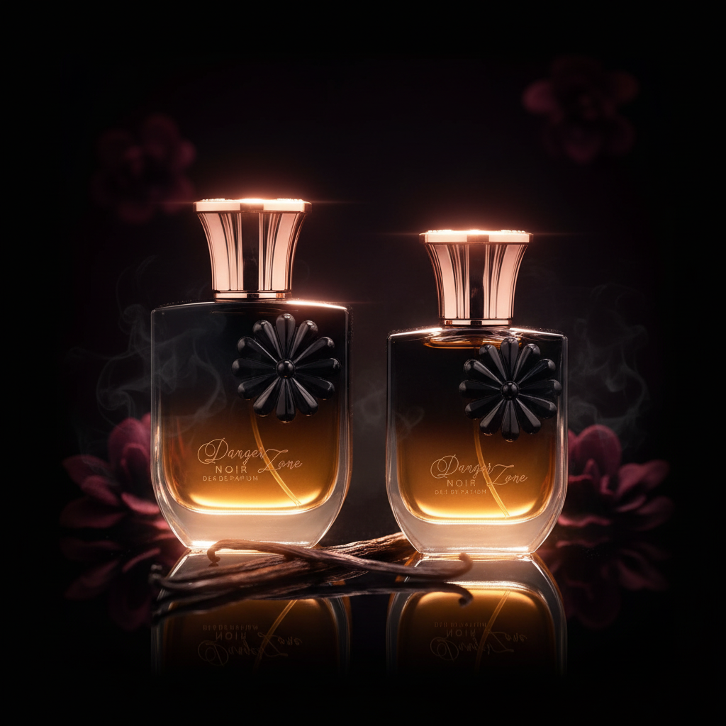 Danger Zone Noir Eau de Parfum 100ml + 30ml – Oriental Vanilla Women Perfume, Long Lasting Sensual Fragrance with Coffee, Pear, Red Berries, Jasmine, Orange Blossom, Vanilla, Cedarwood, Patchouli, Luxury Gift Set for Women