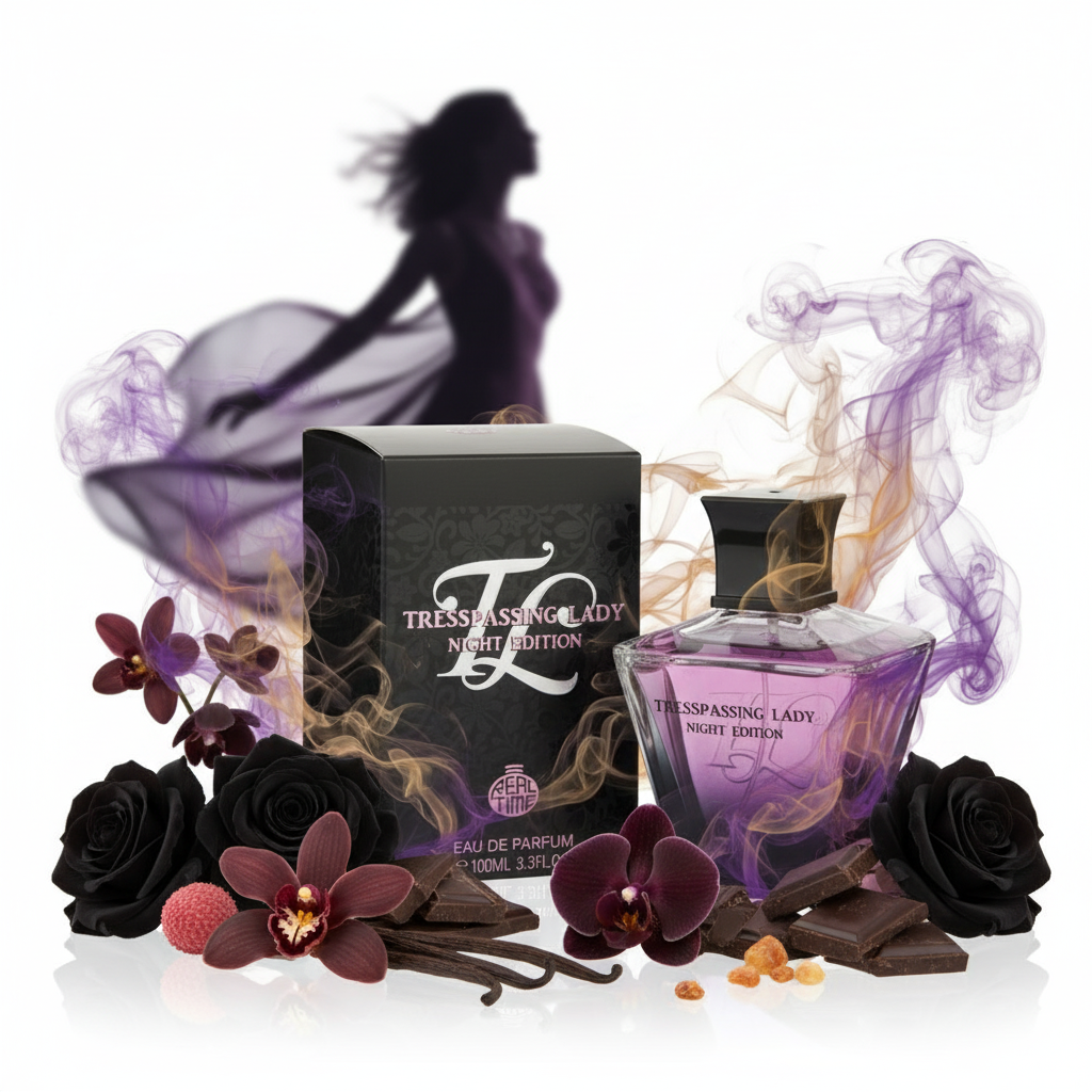 Real Time Trespassing Lady Night Edition EDP 100ml – Oriental Floral Gourmand Women's Perfume