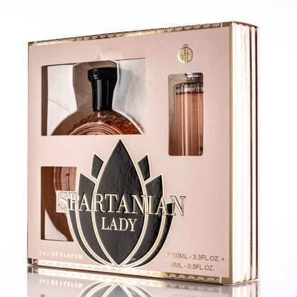 100ml + 15ml Women’s Oriental Woody Perfume – Green Algae, Mandarin, Jasmine, Caramel, Sandalwood, Cashmere Wood, Patchouli, Vanilla, Musk – Long-lasting Perfume Gift Set