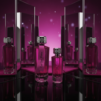 Linn Young Oud Elixir Pink Eau de Parfum 100ml + 30ml - Hibiscus, Damask Rose, Vanilla, Blackcurrant Bud, Leather, Spicy Mint, Ambrette, Cinnamon – Long-lasting Luxury Perfume Gift Set