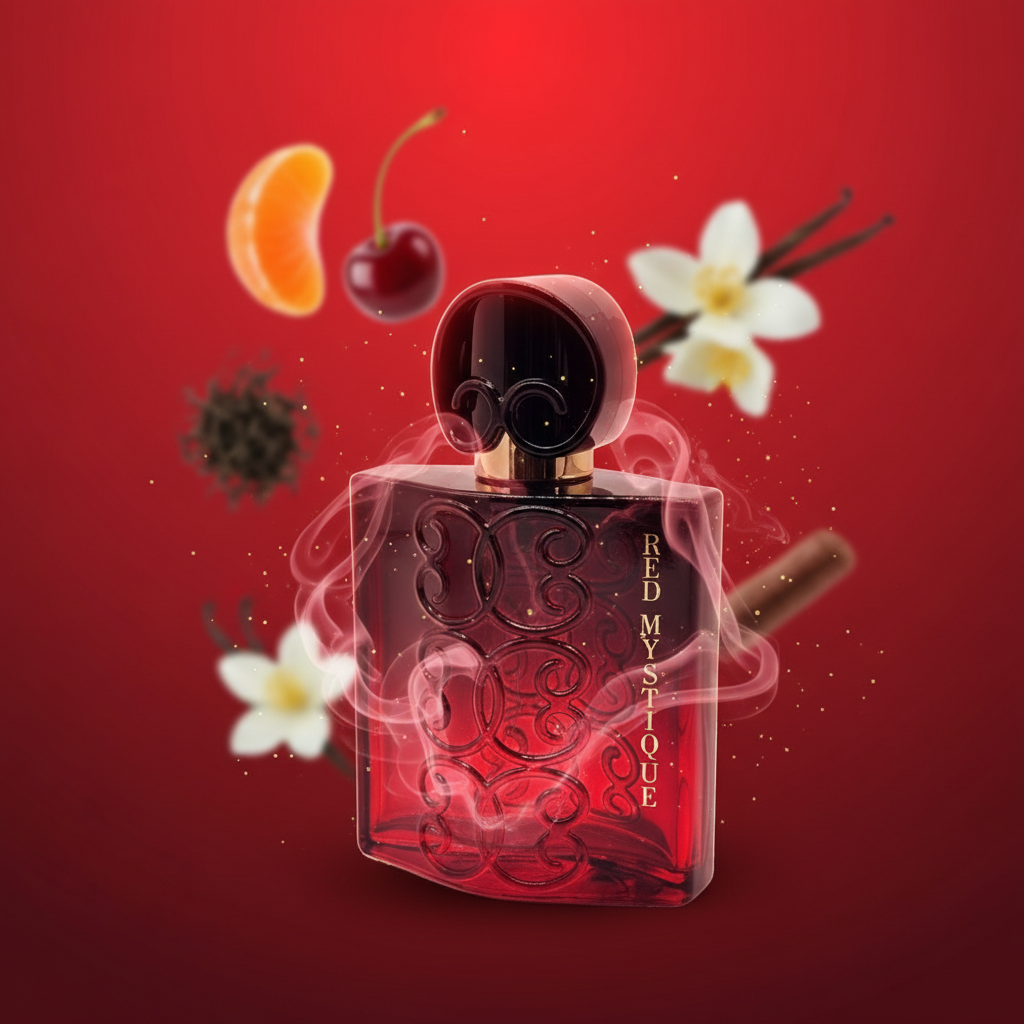 Georges Mezotti Black Intense Red Mystique EDP 100ml – Oriental Gourmand Unisex Perfume