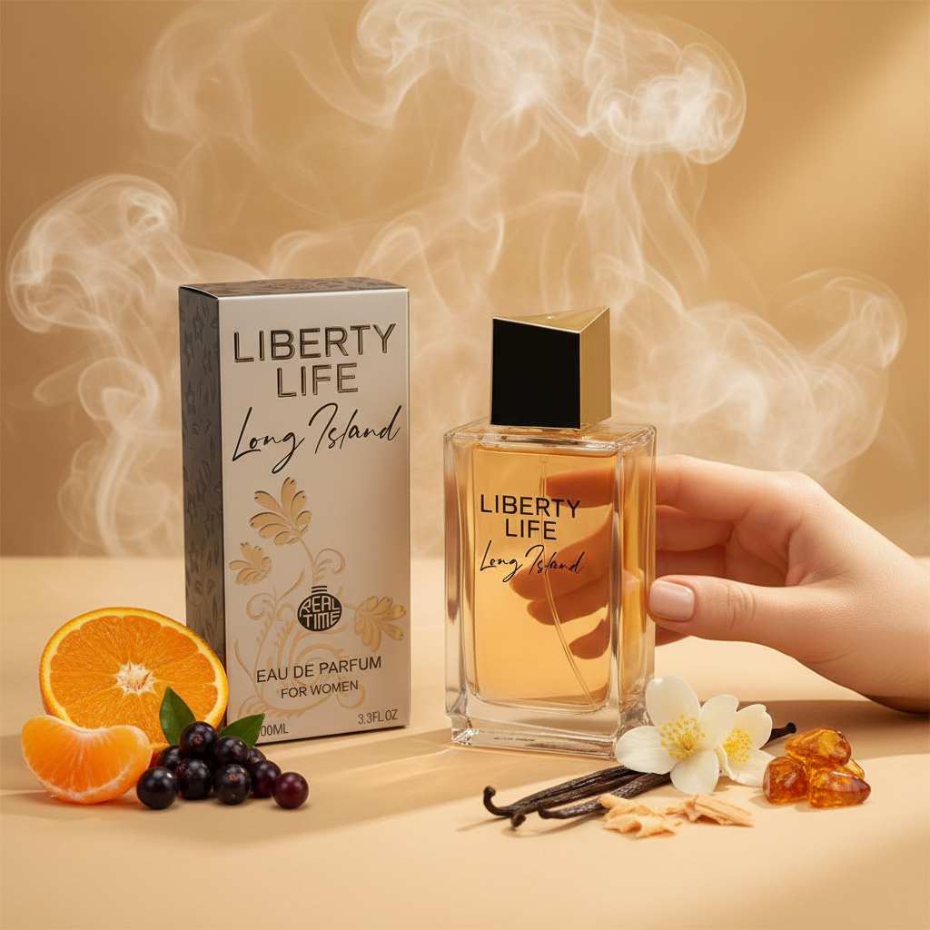 Liberty Life Long Island EDP 100ml – Aromatic Floral Woody Unisex Perfume