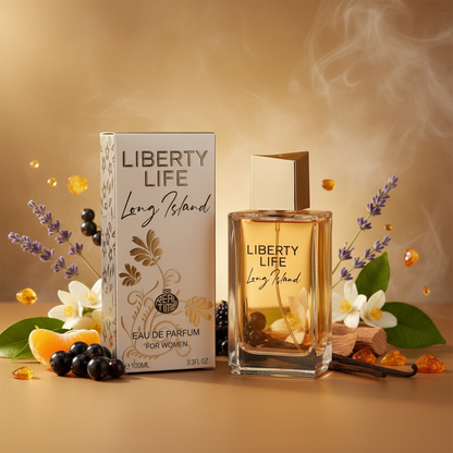 Liberty Life Long Island EDP 100ml – Aromatic Floral Woody Unisex Perfume