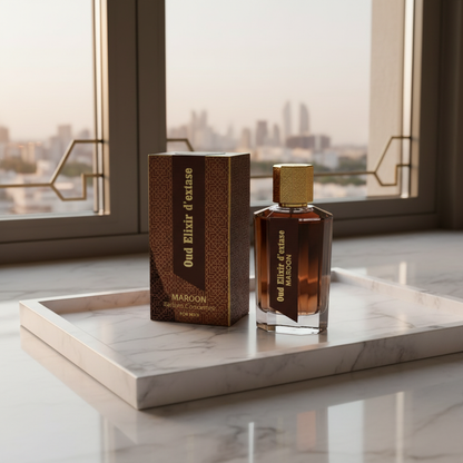 Linn Young Oud Elixir D'Extase Maroon EDP 100ml – Oriental Woody Men's Perfume
