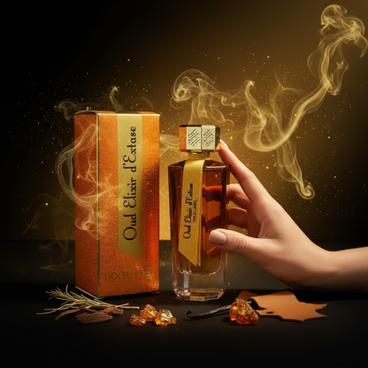 Linn Young Oud Elixir D'Extase Gold Label EDP 100ml – Oriental Amber Men's Perfume