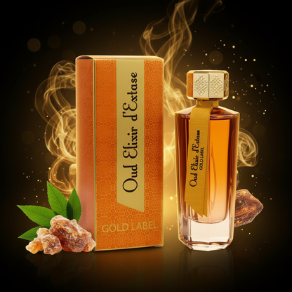 Linn Young Oud Elixir D'Extase Gold Label EDP 100ml – Oriental Amber Men's Perfume