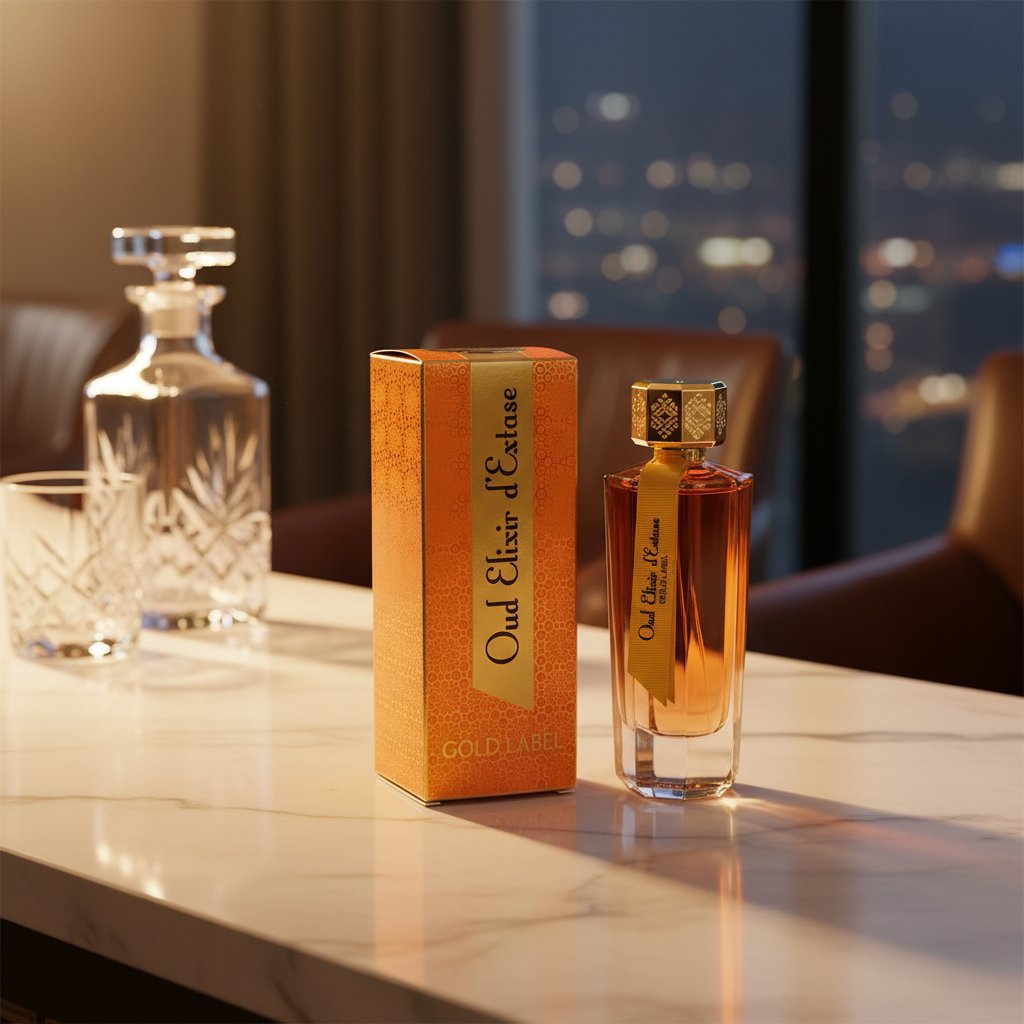 Linn Young Oud Elixir D'Extase Gold Label EDP 100ml – Oriental Amber Men's Perfume