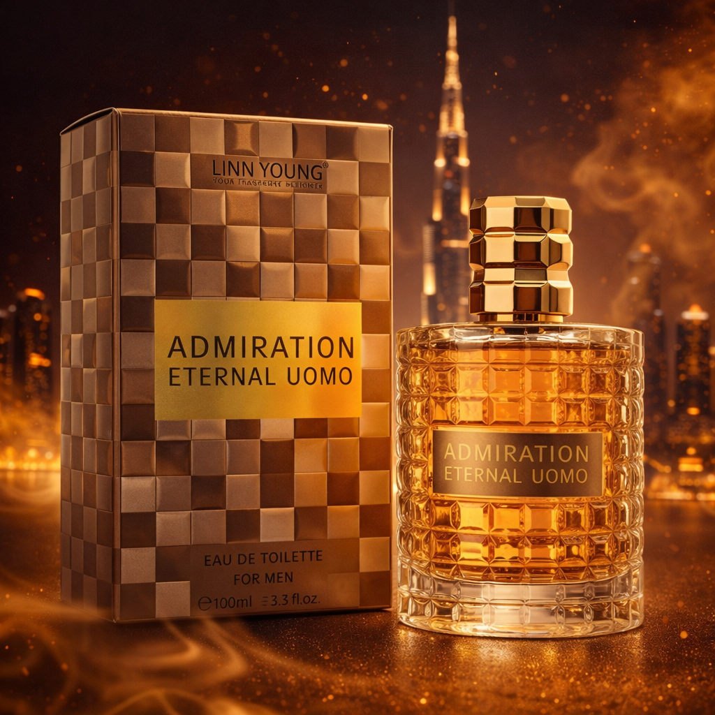 Linn Young Admiration Eternal Uomo EDT 100ml – Aromatic Woody Men's Cologne
