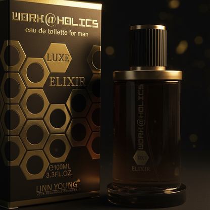 Linn Young Work@holics Luxe Elixir EDT 100ml – Woody Aromatic Men's Cologne