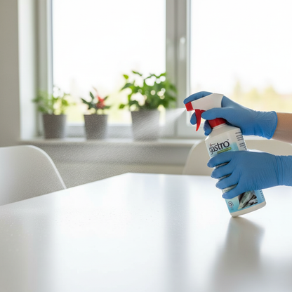 Antisept FD Surface Cleaning Solution 500ml with Spray Head & Microfiber Glove – Multi-Surface Cleaning Kit