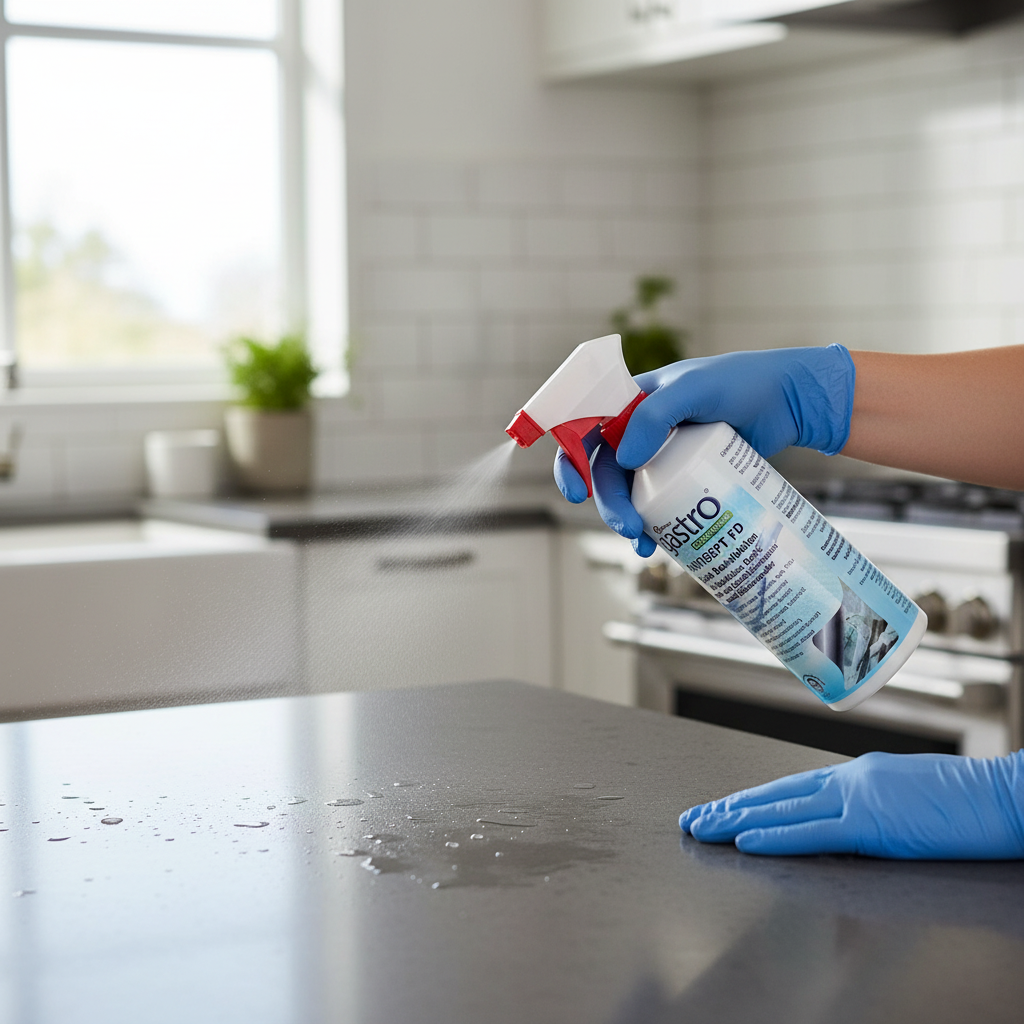 Antisept FD Surface Cleaning Solution 500ml with Spray Head & Microfiber Glove – Multi-Surface Cleaning Kit