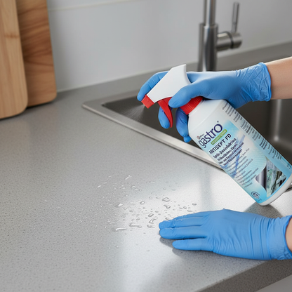 Antisept FD Surface Cleaning Solution 500ml with Spray Head & Microfiber Glove – Multi-Surface Cleaning Kit