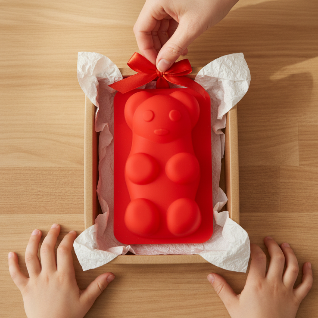 Bear Shaped Silicone Baking Mold 21×15cm – Non-Stick Food Grade Silicone Cake Pan
