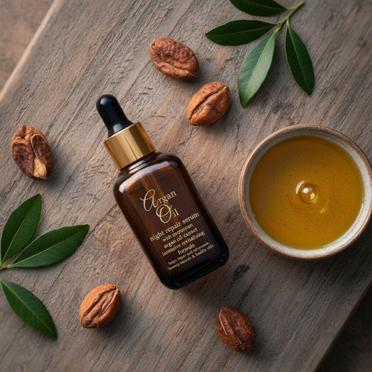 Argan Oil Night Repair Serum 50ml – Hydrating & Softening Overnight Facial Treatment