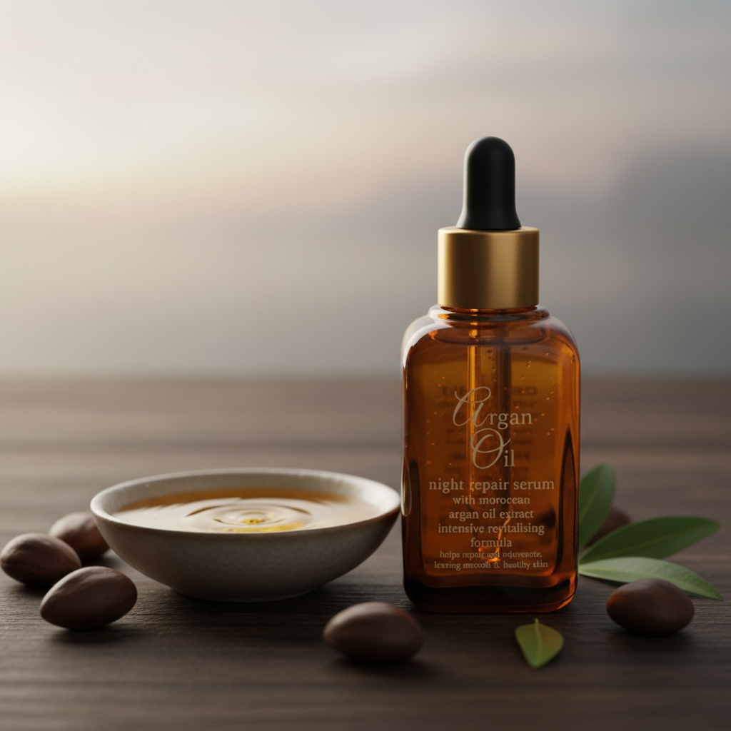 Argan Oil Night Repair Serum 50ml – Hydrating & Softening Overnight Facial Treatment