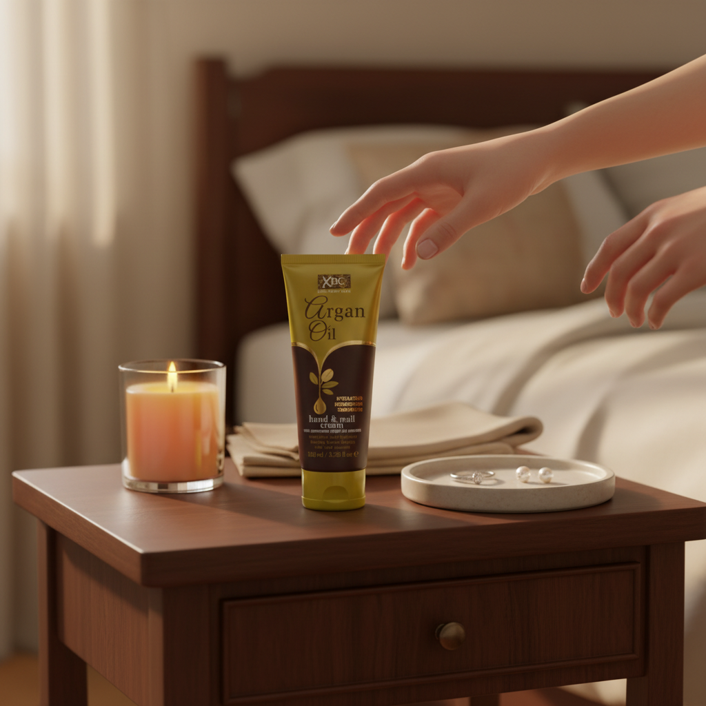 Argan Oil Hand & Nail Cream 100 ml – Daily Care, Fast Absorbing, For All Skin Types