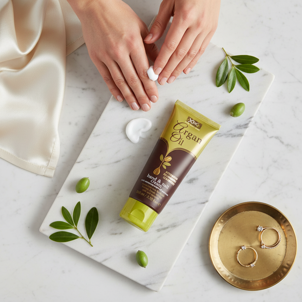 Argan Oil Hand & Nail Cream 100 ml – Daily Care, Fast Absorbing, For All Skin Types