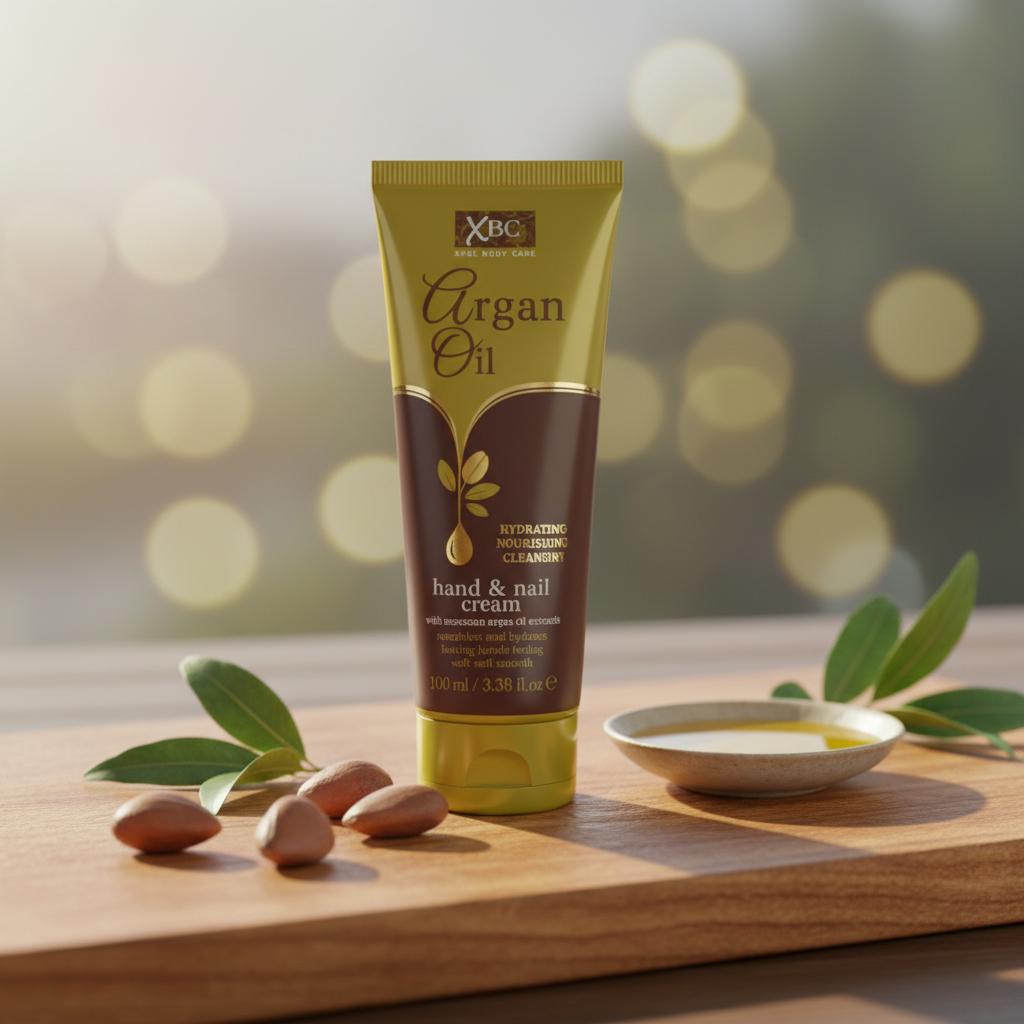 Argan Oil Hand & Nail Cream 100 ml – Daily Care, Fast Absorbing, For All Skin Types