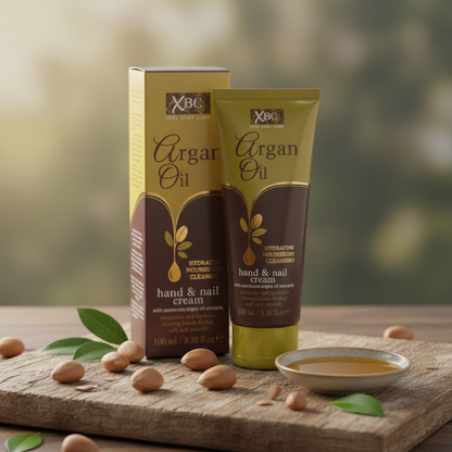 Argan Oil Hand & Nail Cream 100 ml – Daily Care, Fast Absorbing, For All Skin Types