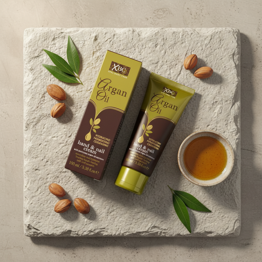 Argan Oil Hand & Nail Cream 100 ml – Daily Care, Fast Absorbing, For All Skin Types