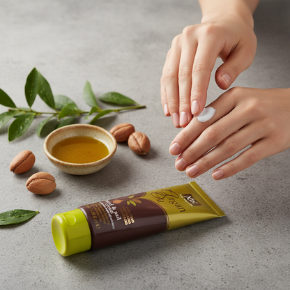 Argan Oil Hand & Nail Cream 100 ml – Daily Care, Fast Absorbing, For All Skin Types