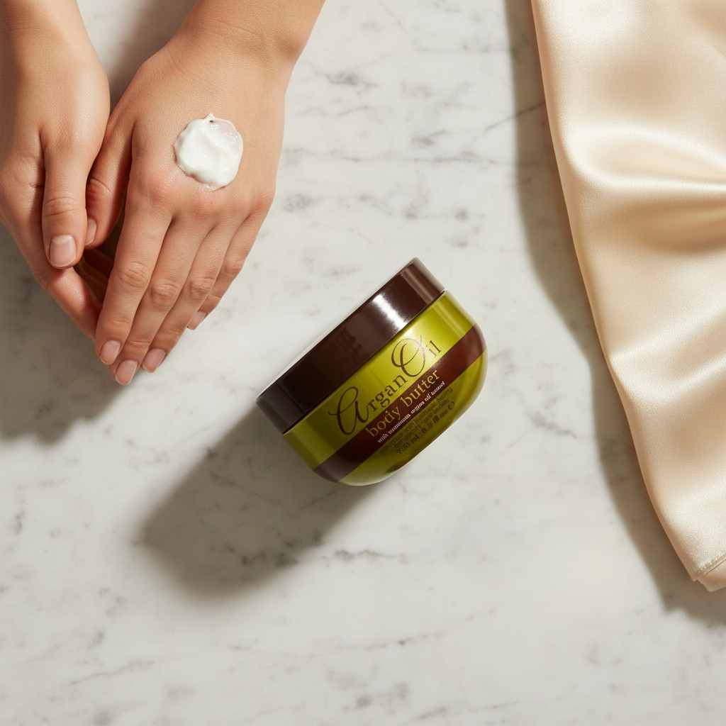 Argan Oil Body Butter 250ml – Rich Hydrating Moisturizer, Fast-Absorbing