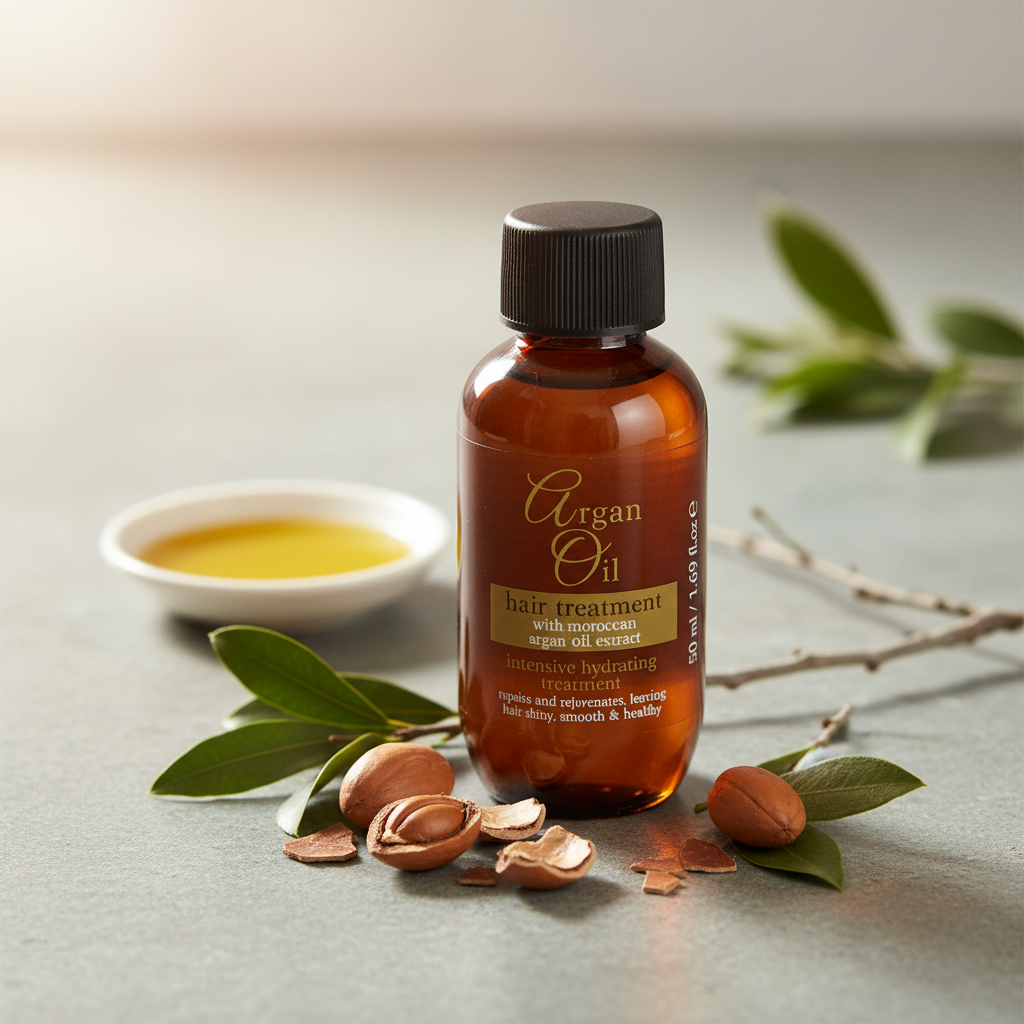 Argan Oil Hair Treatment 50ml – Hydrating & Nourishing Serum, Adds Shine & Protects Hair