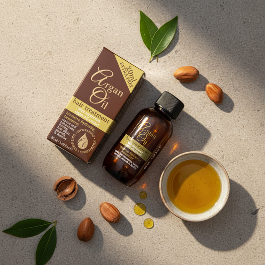 Argan Oil Hair Treatment 50ml – Hydrating & Nourishing Serum, Adds Shine & Protects Hair